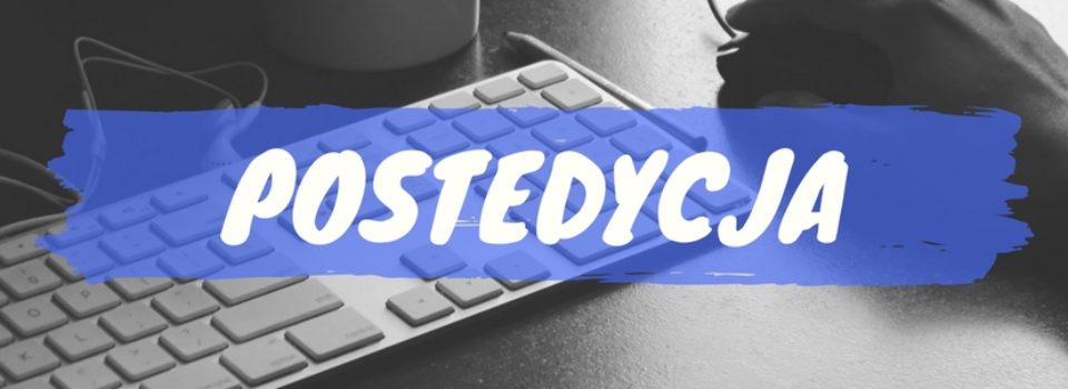 Postedycja - między tłumaczeniem a korektą