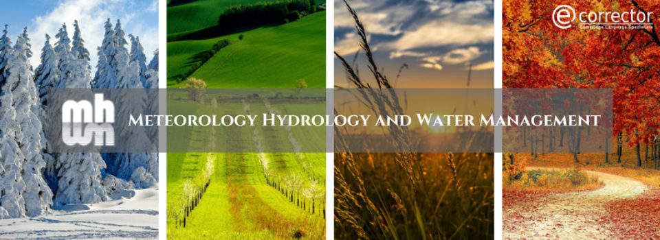 Cooperation with the Meteorology Hydrology and Water Management – Research and Operational Application journal