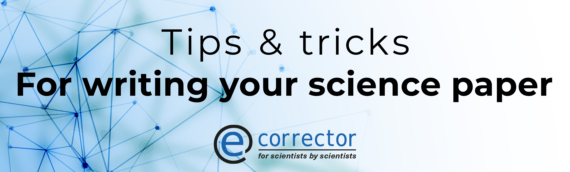 Tips & tricks for writing your science paper