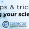 Tips & tricks for writing your science paper
