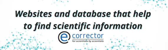 Websites and database that help to find scientific information